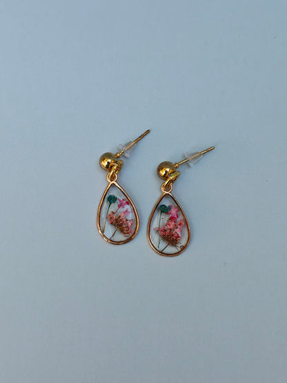 Teardrop Texas Wildflower Earrings