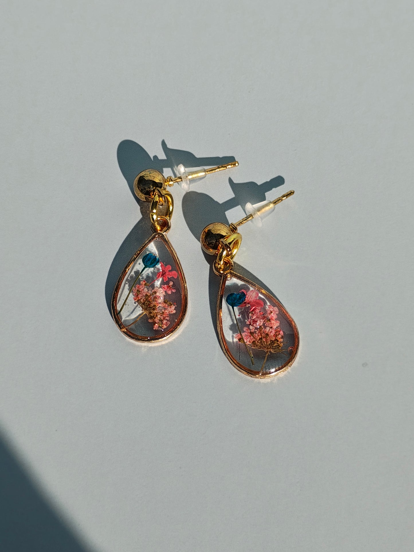 Teardrop Texas Wildflower Earrings